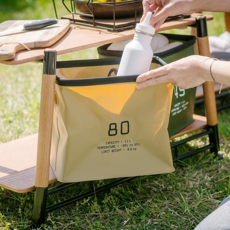 バスケット かご スクエア 深型 アーチハンドル付き 持ち手付き 耐水 防水 ランドリーバスケット 収納ボックス 洗濯かご ストッカー キッチン 釣り 97011 | ブランド登録なし | 02