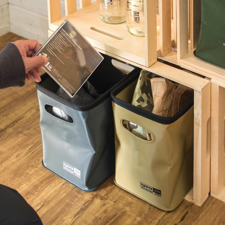 バスケット かご スクエア 深型 アーチハンドル付き 持ち手付き 耐水 防水 ランドリーバスケット 収納ボックス 洗濯かご ストッカー キッチン 釣り 97011 | ブランド登録なし | 03