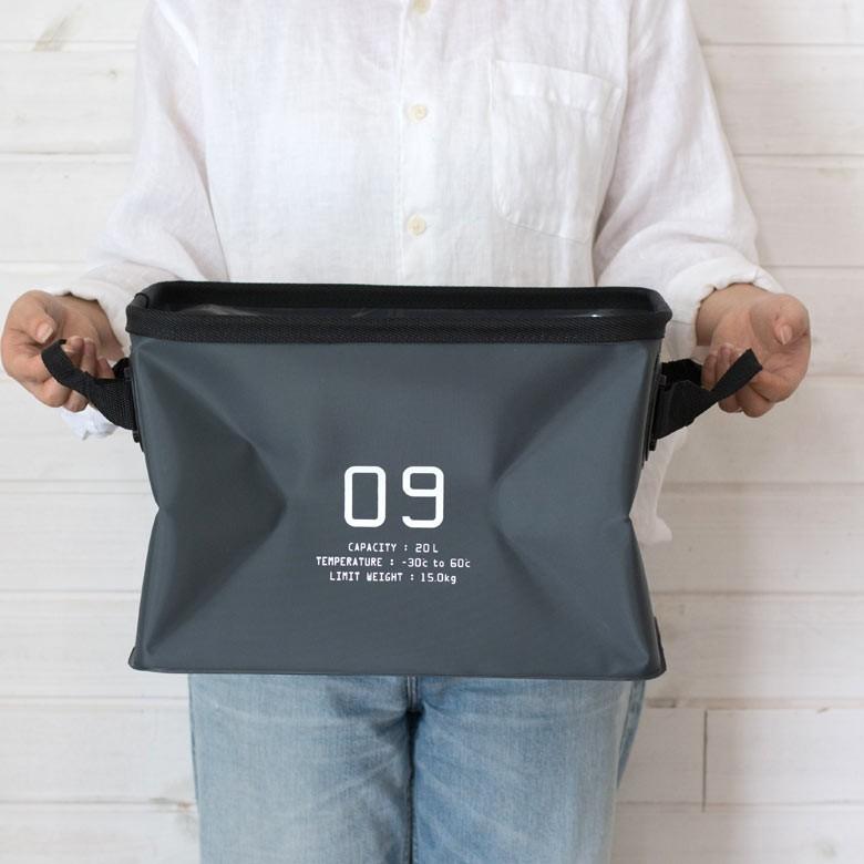 バスケット かご スクエア 深型 アーチハンドル付き 持ち手付き 耐水 防水 ランドリーバスケット 収納ボックス 洗濯かご ストッカー キッチン 釣り 97012 | ブランド登録なし | 10