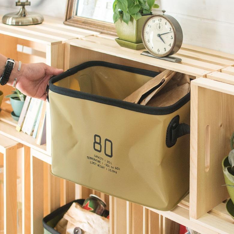 バスケット かご スクエア 深型 アーチハンドル付き 持ち手付き 耐水 防水 ランドリーバスケット 収納ボックス 洗濯かご ストッカー キッチン 釣り 97012 | ブランド登録なし | 11