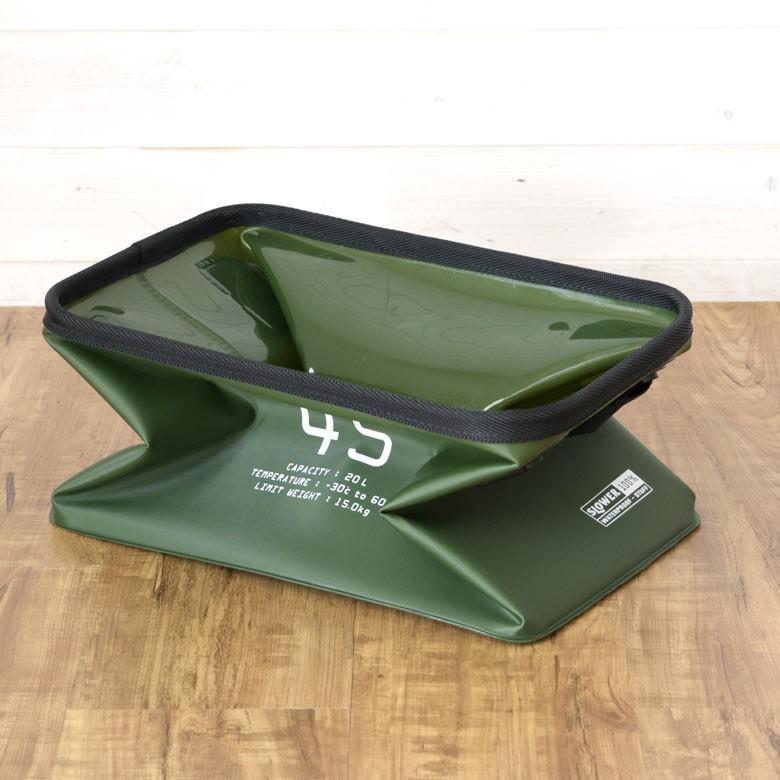 バスケット かご スクエア 深型 アーチハンドル付き 持ち手付き 耐水 防水 ランドリーバスケット 収納ボックス 洗濯かご ストッカー キッチン 釣り 97012 | ブランド登録なし | 08