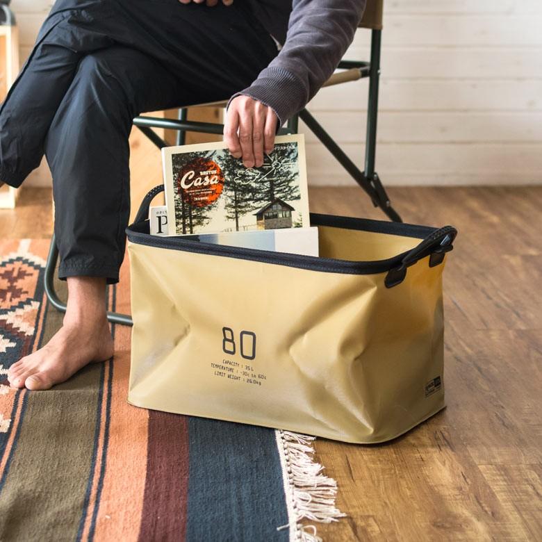 バスケット かご スクエア 深型 アーチハンドル付き 持ち手付き 耐水 防水 ランドリーバスケット 収納ボックス 洗濯かご ストッカー キッチン 釣り 97013 | ブランド登録なし | 03