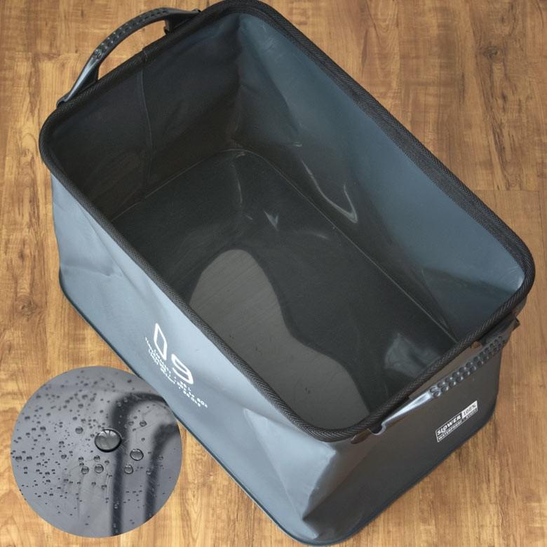 バスケット かご スクエア 深型 アーチハンドル付き 持ち手付き 耐水 防水 ランドリーバスケット 収納ボックス 洗濯かご ストッカー キッチン 釣り 97013 | ブランド登録なし | 09