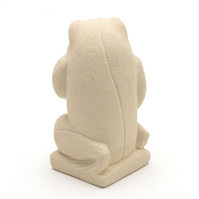 置物 オブジェ カエル ガムラン隊 カジャール お祈り 縁起物 幸運 石造 玄関 人形 バリ雑貨 アジアン 祭事 可愛い 9741 | ブランド登録なし | 06