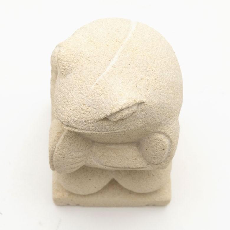 置物 オブジェ カエル ガムラン隊 チェンチャン お祈り 縁起物 幸運 石造 玄関 人形 バリ雑貨 アジアン 祭事 可愛い 9742 | ブランド登録なし | 04