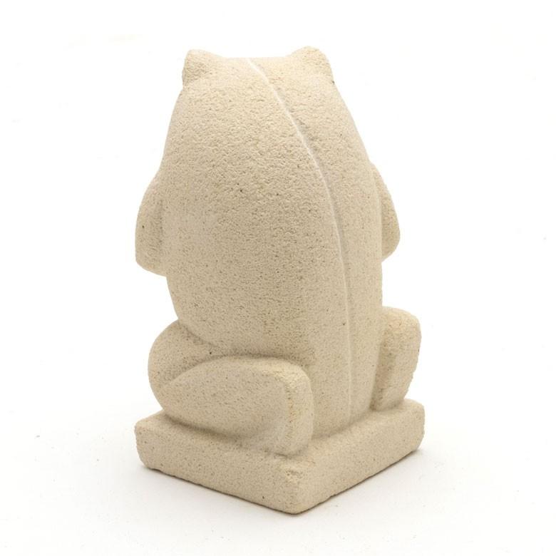 置物 オブジェ カエル ガムラン隊 チェンチャン お祈り 縁起物 幸運 石造 玄関 人形 バリ雑貨 アジアン 祭事 可愛い 9742 | ブランド登録なし | 05