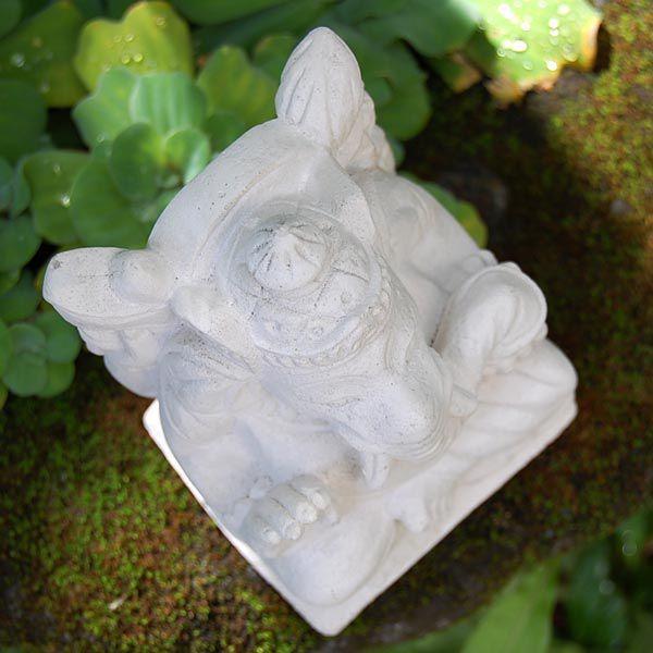 アジアン雑貨 手のひらサイズの小さなガネーシャ石像オブジェ 9747s | ブランド登録なし | 01