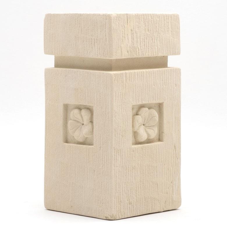 石柱 石造 オブジェ 置物 アジアン ばり パラス石 L アジア雑貨 バリ雑貨 エステ スパ リゾート プルメリア 9751 | ブランド登録なし | 05