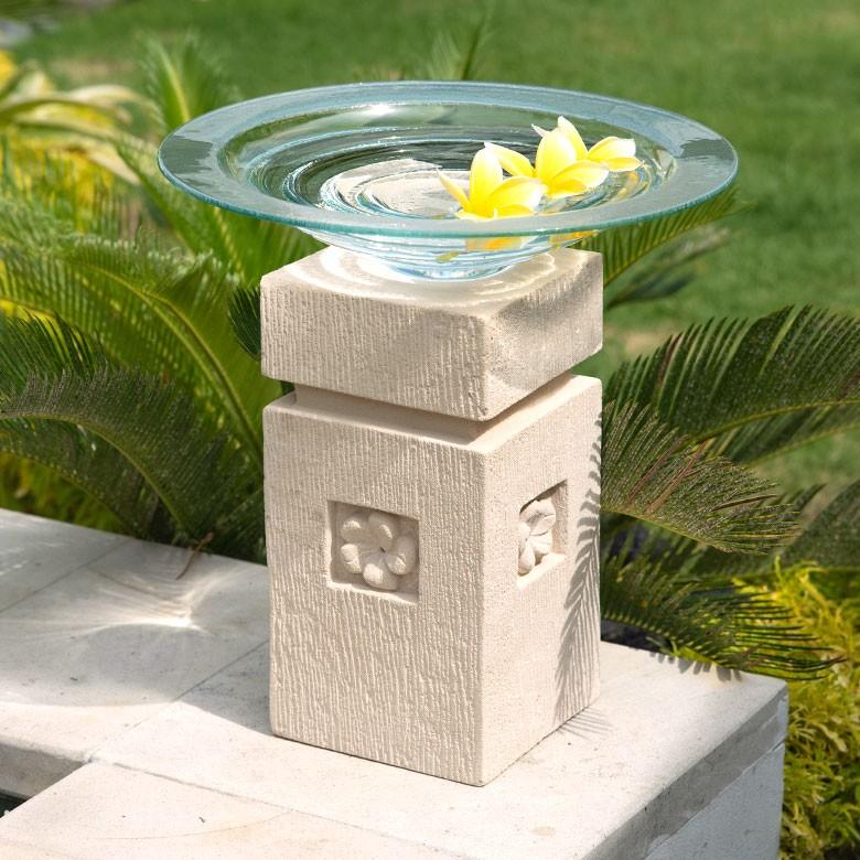 石柱 石造 オブジェ 置物 アジアン ばり パラス石 L アジア雑貨 バリ雑貨 エステ スパ リゾート プルメリア 9751 | ブランド登録なし | 09