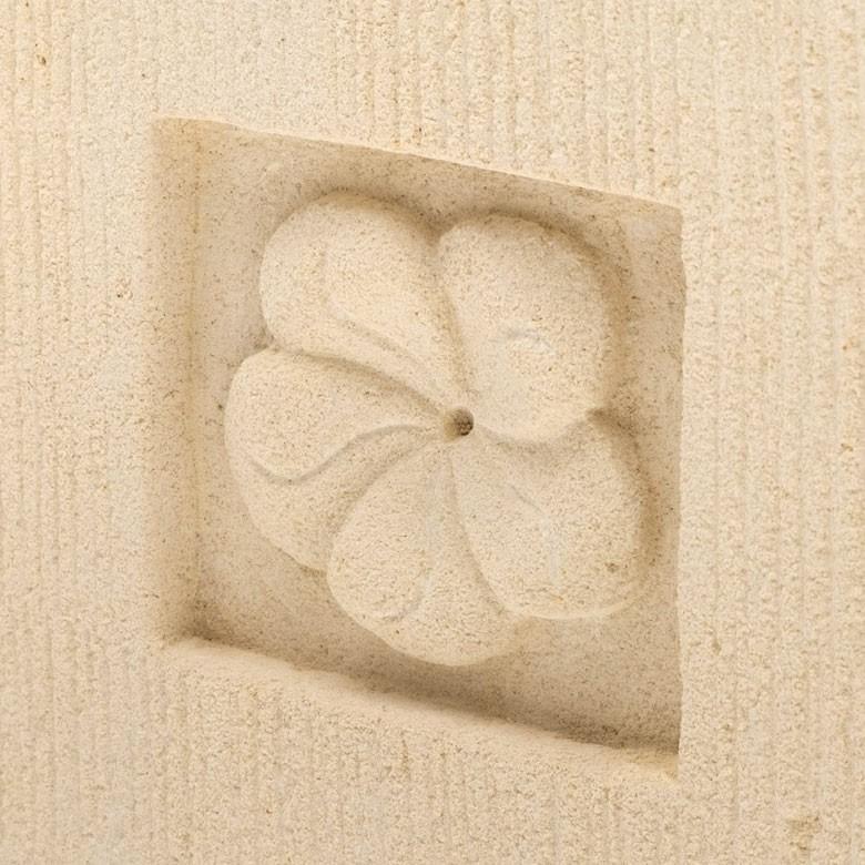 石柱 石造 オブジェ 置物 アジアン ばり パラス石 M アジア雑貨 バリ雑貨 エステ スパ リゾート プルメリア 9752 | ブランド登録なし | 01