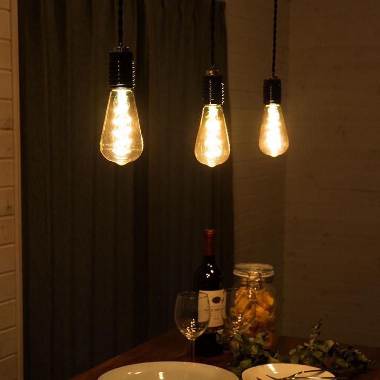 LED電球 レトロランプ E26口金 ゴールド 電球 E26 裸電球 レトロ アンティーク 98000 | ブランド登録なし | 05