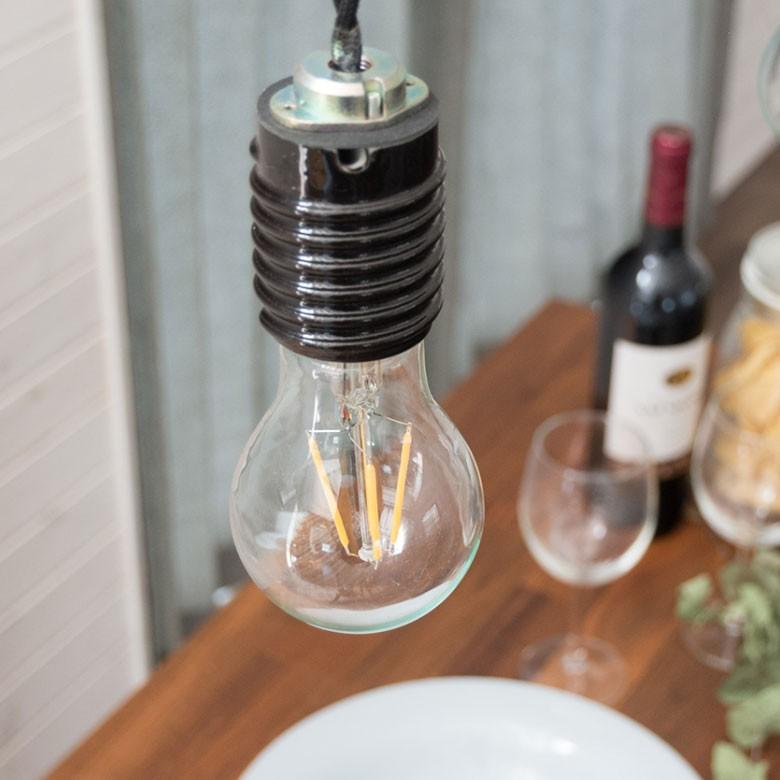 LED電球 レトロランプ 梨型 E26口金 クリア 電球 E26 裸電球 レトロ アンティーク 98003 | ブランド登録なし | 05