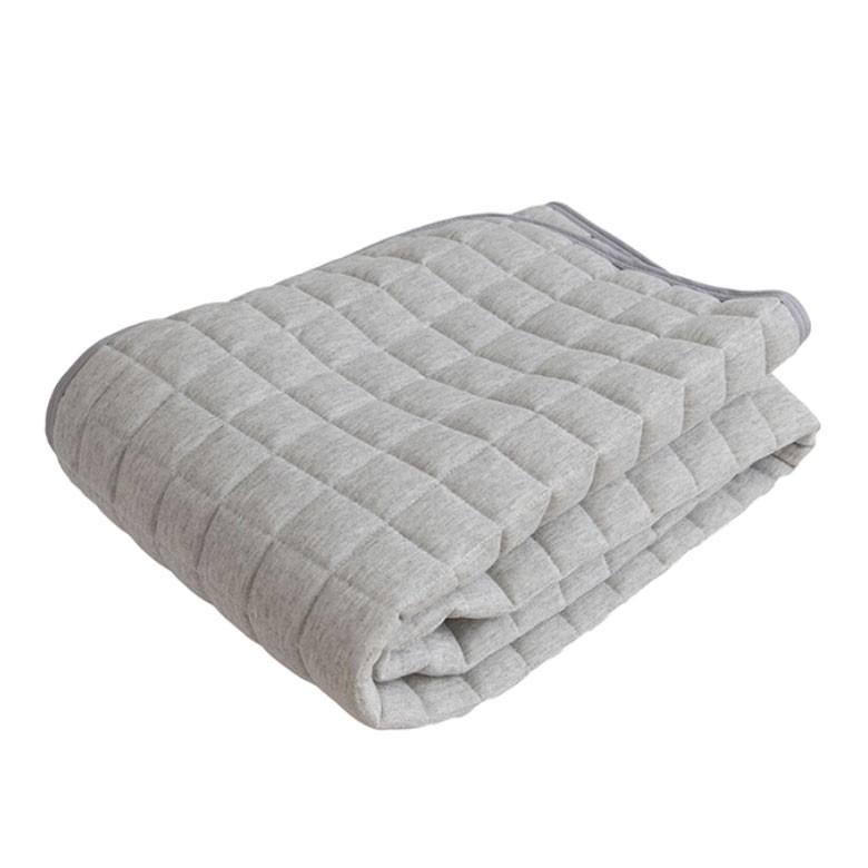 敷きパッド セミダブル 綿 スウェット生地 シーツ ベッド用  洗濯可 丸洗い おしゃれ ブルー グレー 98101 | ブランド登録なし | 14