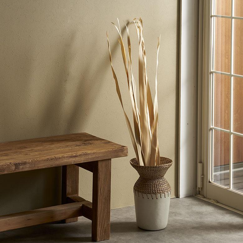 ドライ フラワー パーム リーフ ヤシ 高さ120cm プランツ 花材 ハンキング スワッグ アート ディスプレイ おしゃれ インテリア 雑貨 ナチュラル 西海岸 98107 |  | 05