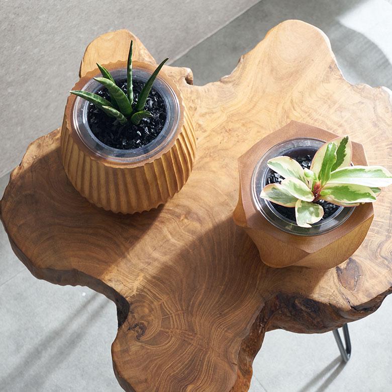 プランターカバー 天然 木 製 マンゴー ウッド 3号 インナー ポット 付き 底穴なし 直径 約 15cm 高さ 13cm 植木 鉢 おしゃれ 北欧 カフェ 雑貨 西海岸 98113 |  | 11