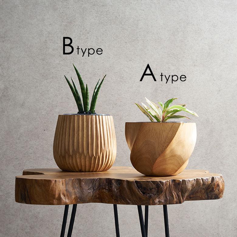 プランターカバー 天然 木 製 マンゴー ウッド 3号 インナー ポット 付き 底穴なし 直径 約 15cm 高さ 13cm 植木 鉢 おしゃれ 北欧 カフェ 雑貨 西海岸 98113 |  | 09