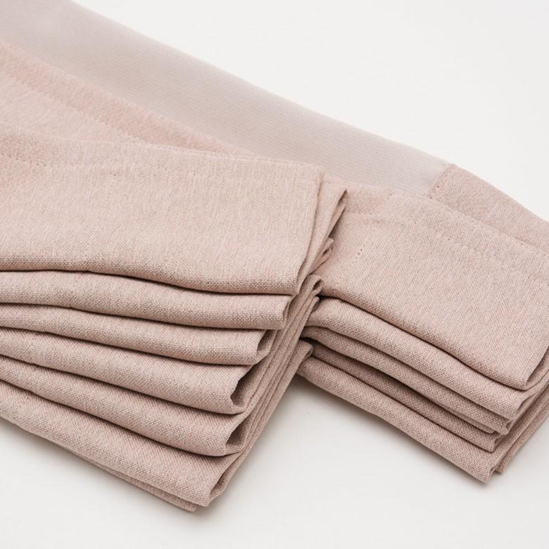 カーテン 遮光 2級 無地 2枚組 幅100×丈200cm 2枚セット 形状記憶加工 安い ウォッシャブル 洗える 両開き 無地 オレンジ ピンクベージュ 98200 | ブランド登録なし | 09