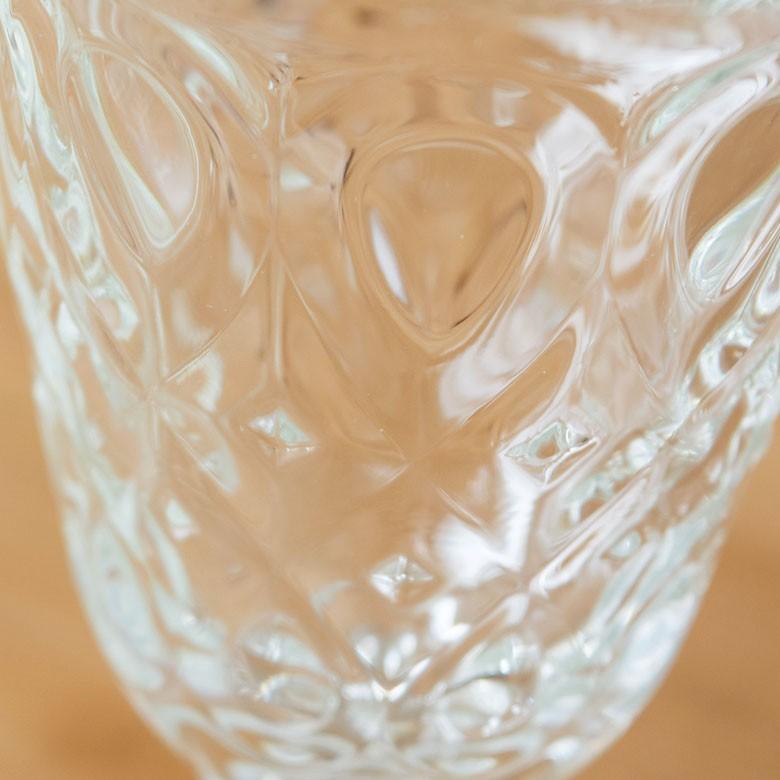 ワイングラス クリア ウォーターグラス グラス 脚付き ダイヤモンドカット ガラス製 230cc キッチン用品 98300 | ブランド登録なし | 03