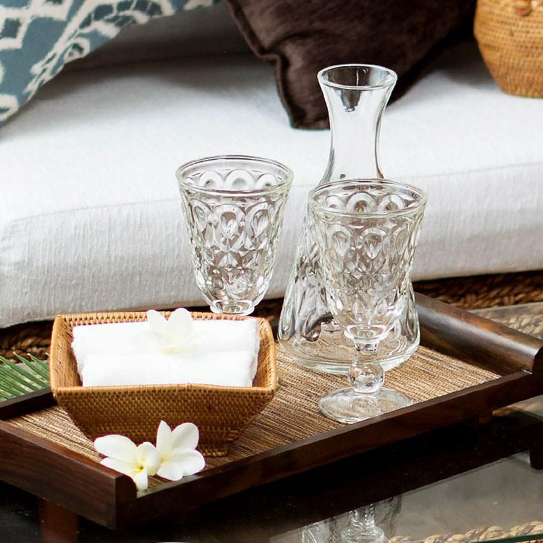 ワイングラス クリア ウォーターグラス グラス 脚付き ダイヤモンドカット ガラス製 230cc キッチン用品 98300 | ブランド登録なし | 04