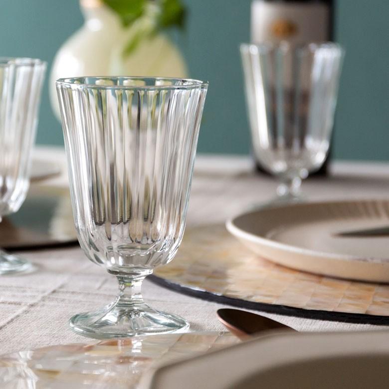 コップ グラス 脚付き クリア ガラス食器 ガラスコップ ウォーターグラス カップ ワイン 250ml おしゃれ アメリカ製 キッチン用品 98306 | ブランド登録なし | 01