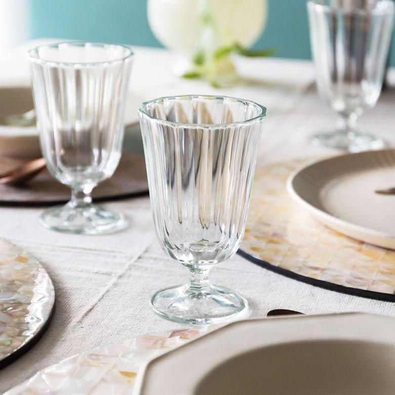 コップ グラス 脚付き クリア ガラス食器 ガラスコップ ウォーターグラス カップ ワイン 250ml おしゃれ アメリカ製 キッチン用品 98306 | ブランド登録なし | 10