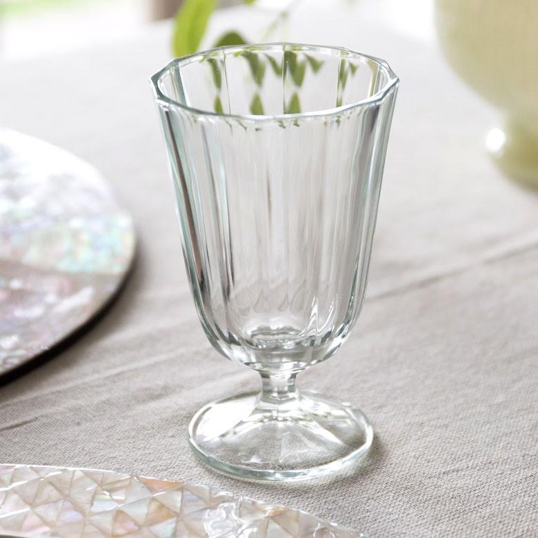コップ グラス 脚付き クリア ガラス食器 ガラスコップ ウォーターグラス カップ ワイン 250ml おしゃれ アメリカ製 キッチン用品 98306 | ブランド登録なし | 12