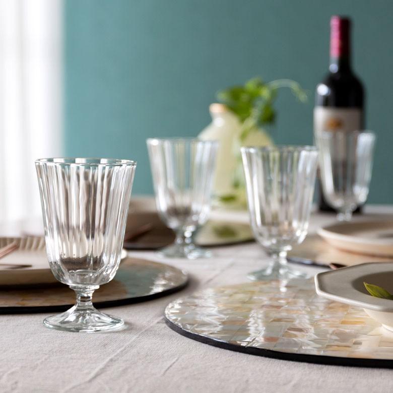 コップ グラス 脚付き クリア ガラス食器 ガラスコップ ウォーターグラス カップ ワイン 250ml おしゃれ アメリカ製 キッチン用品 98306 | ブランド登録なし | 05