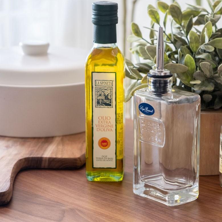 ボトル オイルボトル ビネガーボトル 調味料入れ ポアラー付き ガラス 250ml クリア おしゃれ イタリア製 キッチン用品 98308 | ブランド登録なし | 12