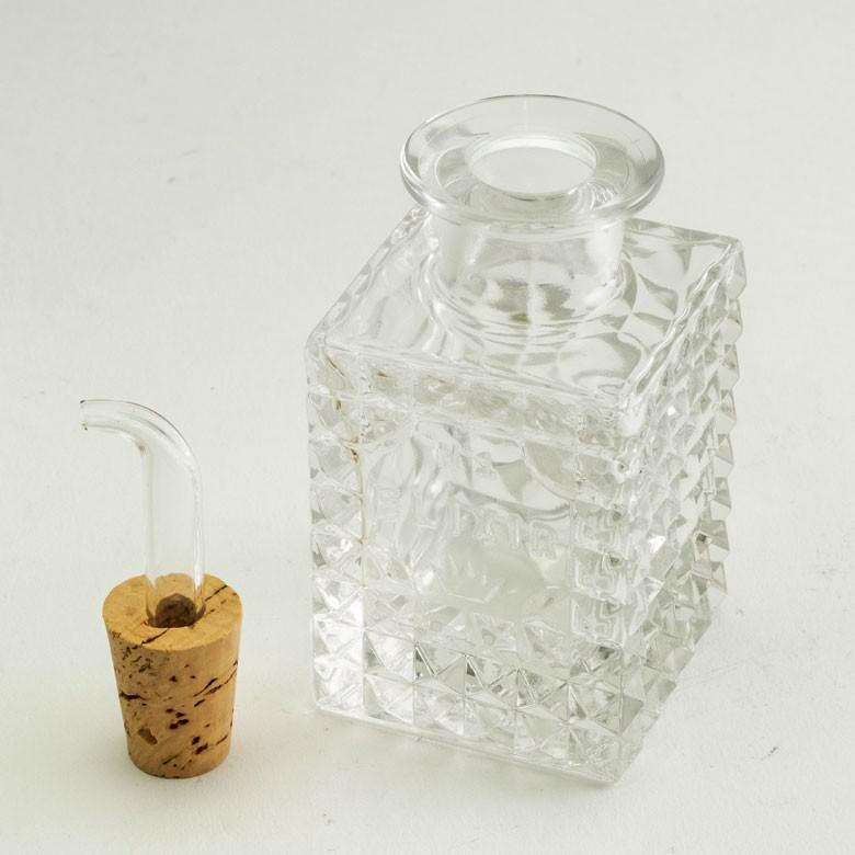 ボトル オイルボトル ビネガーボトル ポアラー付き ガラス クリア