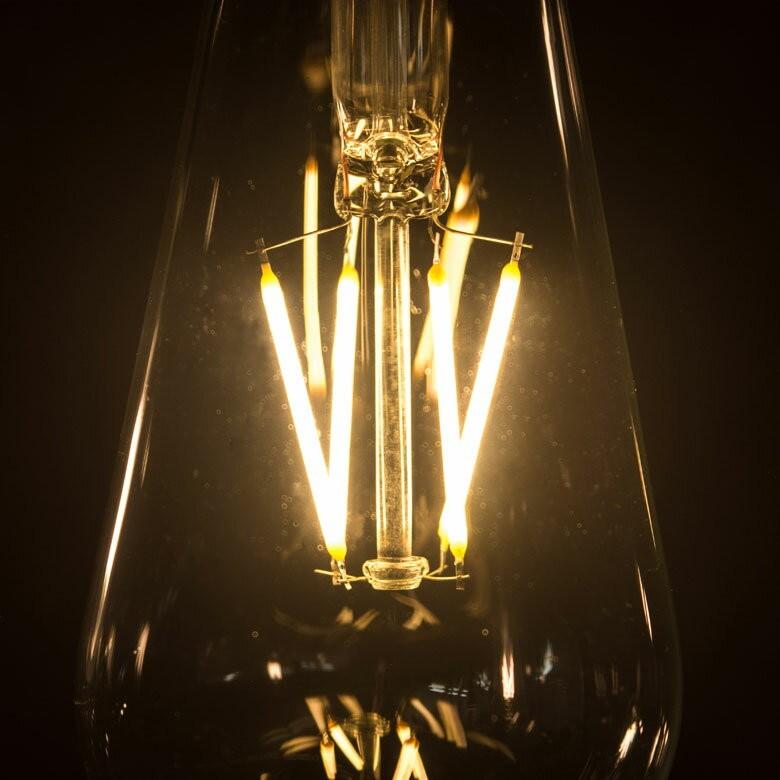 LED電球 E26口金 レトロランプ 照明 エジソン電球 ロング 縦長 クリア 暖色系 裸電球 98400 | ブランド登録なし | 04