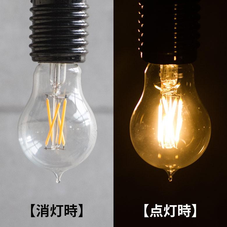 LED電球 E26口金 クリア 暖色系 エジソン電球 レトロランプ 照明 裸電球 ヴインテージ 雫型 ライト フィラメント 照明器具 98401 | ブランド登録なし | 02