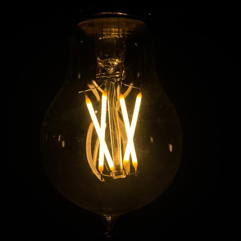 LED電球 E26口金 クリア 暖色系 エジソン電球 レトロランプ 照明 裸電球 ヴインテージ 雫型 ライト フィラメント 照明器具 98401 | ブランド登録なし | 04