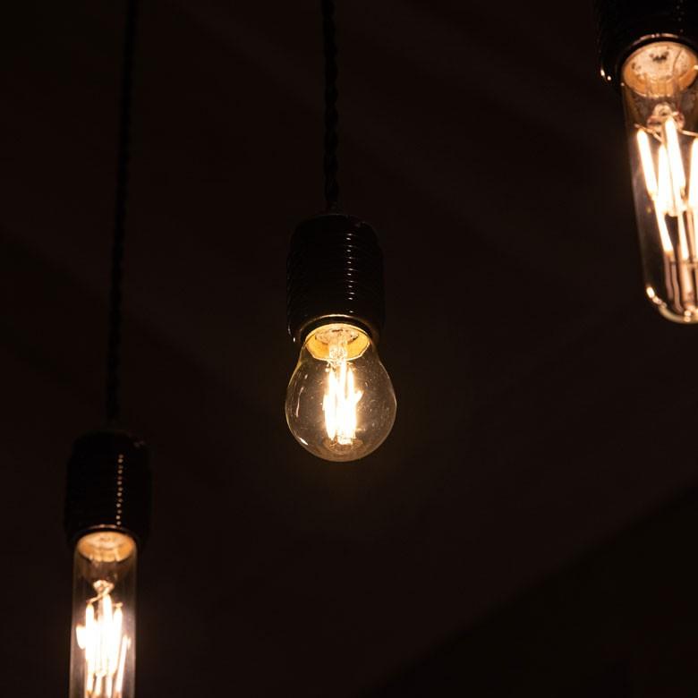 LED電球 E26口金 レトロランプ 照明 丸型 ミニサイズ 直径4.5cm クリア 暖色系 裸電球 照明器具 98402 | ブランド登録なし | 03