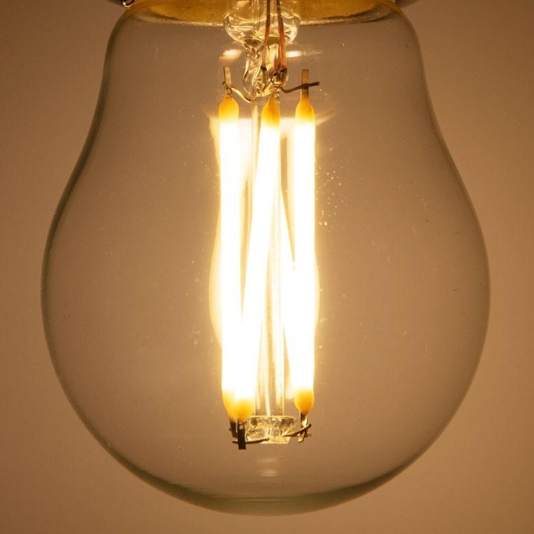 LED電球 E26口金 レトロランプ 照明 丸型 ミニサイズ 直径4.5cm クリア 暖色系 裸電球 照明器具 98402 | ブランド登録なし | 05