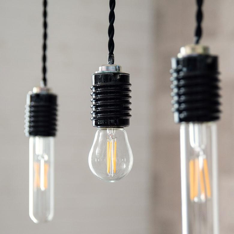 LED電球 E26口金 レトロランプ 照明 丸型 ミニサイズ 直径4.5cm クリア 暖色系 裸電球 照明器具 98402 | ブランド登録なし | 06