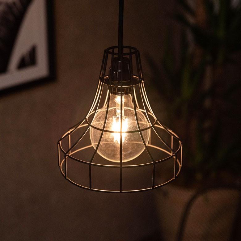 LED電球 E26口金 レトロランプ 照明 丸型 球体 クリア 暖色系 裸電球 直径9.5cm 大きい ボール型 ライト 98404 | ブランド登録なし | 08