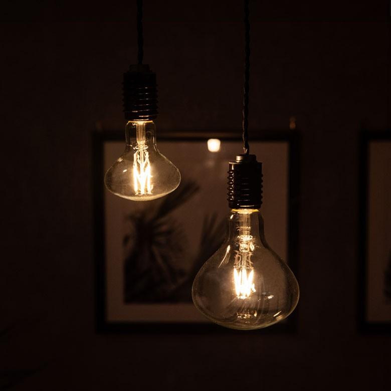 LED電球 E26口金 レトロランプ 照明 レフランプ風 クリア 暖色系 裸電球 直径9.5cm 大きい ライト 照明器具 98405 | ブランド登録なし | 03