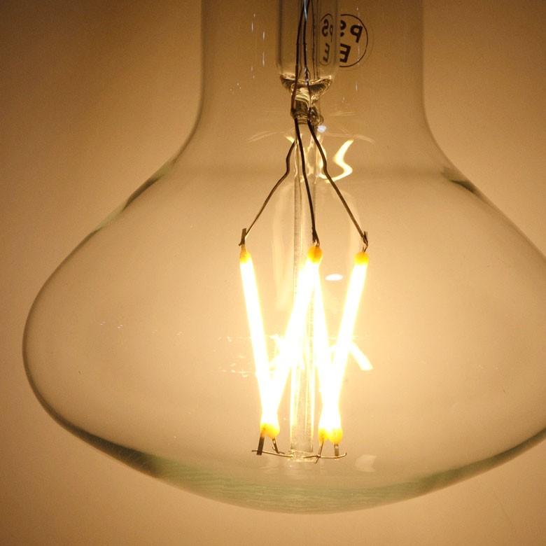 LED電球 E26口金 レトロランプ 照明 レフランプ風 クリア 暖色系 裸電球 直径9.5cm 大きい ライト 照明器具 98405 | ブランド登録なし | 05