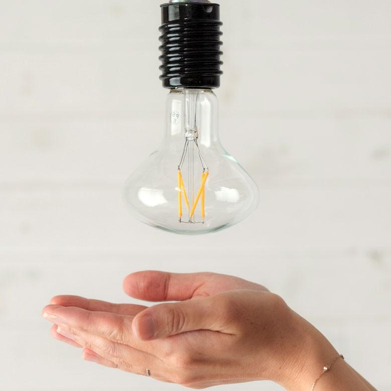 LED電球 E26口金 レトロランプ 照明 レフランプ風 クリア 暖色系 裸電球 直径9.5cm 大きい ライト 照明器具 98405 | ブランド登録なし | 07