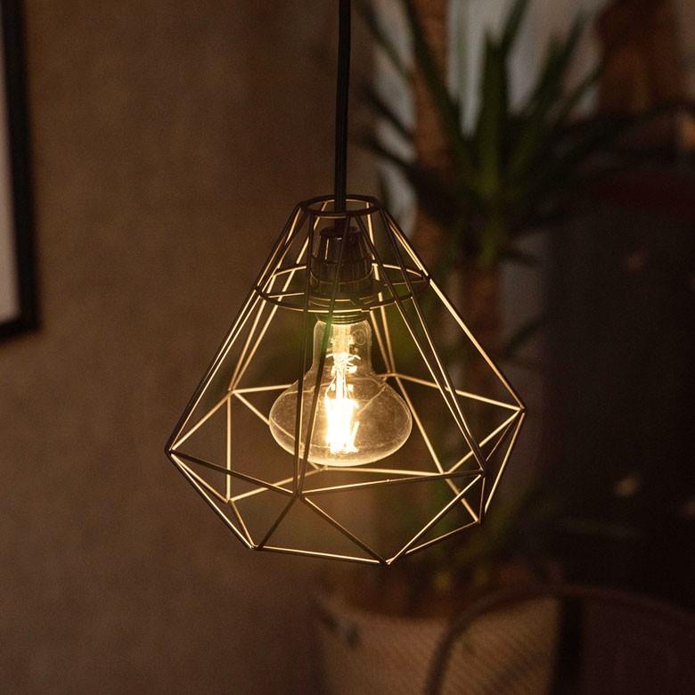 LED電球 E26口金 レトロランプ 照明 レフランプ風 クリア 暖色系 裸電球 直径9.5cm 大きい ライト 照明器具 98405 | ブランド登録なし | 08