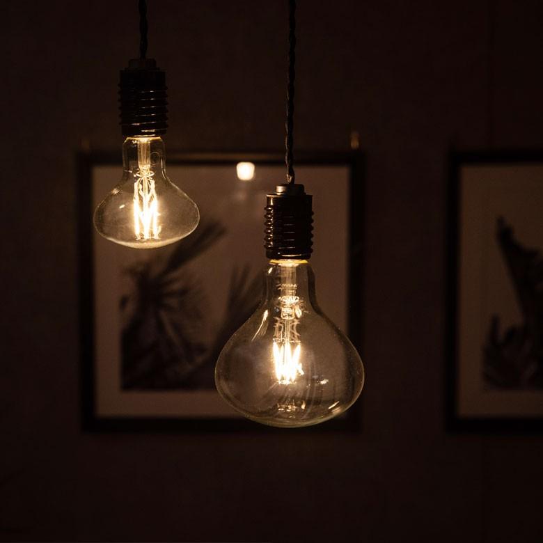 LED電球 E26口金 レトロランプ 照明 レフランプ風クリア 暖色系 裸電球 直径12.5cm 大きい フラスコ型 ライト 98406 | ブランド登録なし | 03