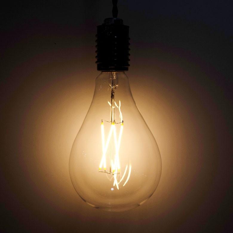 LED電球 E26口金 レトロランプ 照明 クリア 暖色系 エジソン電球 裸電球 直径11.5cm 大きい 船舶用 ライト 98407 | ブランド登録なし | 13