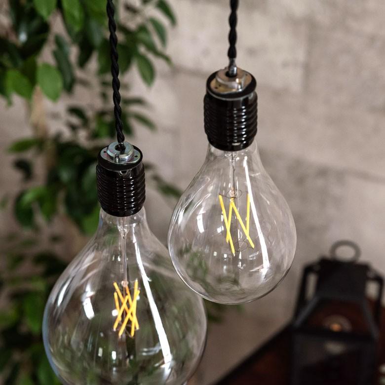 LED電球 E26口金 レトロランプ 照明 クリア 暖色系 エジソン電球 裸電球 直径11.5cm 大きい 船舶用 ライト 98407 | ブランド登録なし | 04