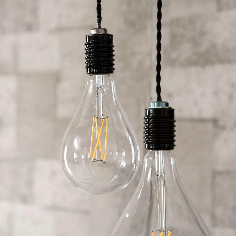 LED電球 E26口金 レトロランプ 照明 クリア 暖色系 エジソン電球 裸電球 直径11.5cm 大きい 船舶用 ライト 98407 | ブランド登録なし | 06