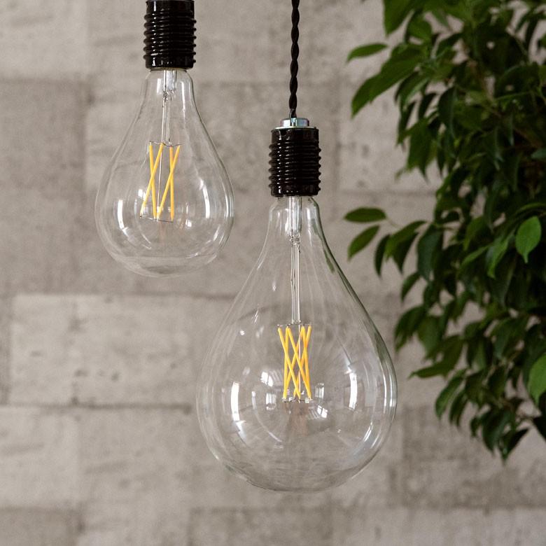 LED電球 E26口金 レトロランプ 照明 クリア 暖色系 エジソン電球 裸電球 直径16.5cm 大きい 船舶用ランプ風 ライト 照明器具 98408 | ブランド登録なし | 04