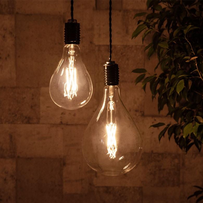 LED電球 E26口金 レトロランプ 照明 クリア 暖色系 エジソン電球 裸電球 直径16.5cm 大きい 船舶用ランプ風 ライト 照明器具 98408 | ブランド登録なし | 08