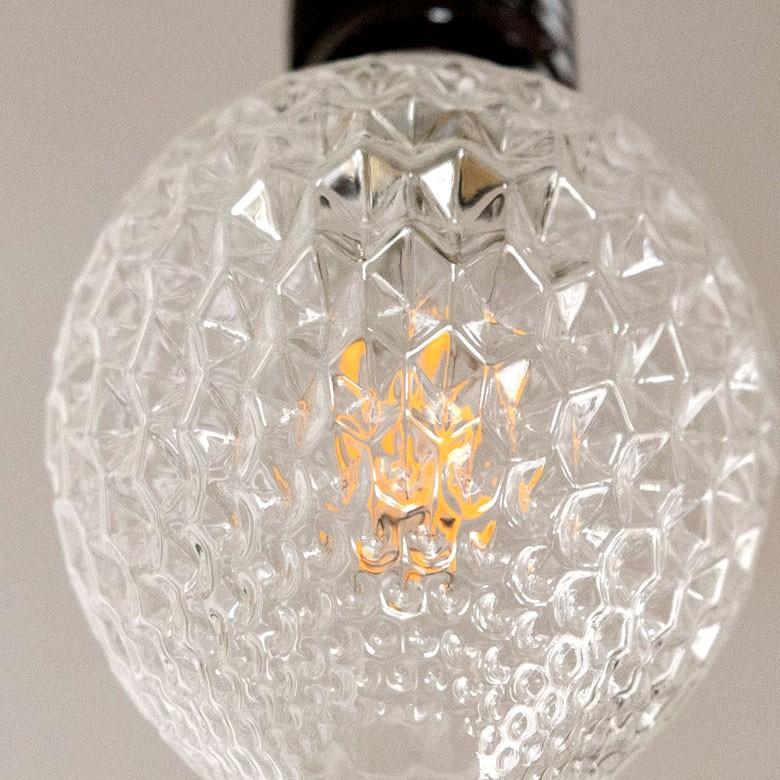 LED電球 E26口金 クリア 暖色系 エジソン電球 レトロランプ 照明 裸電球 直径9.6cm エッグ型 ライト 照明器具 98409 | ブランド登録なし | 10