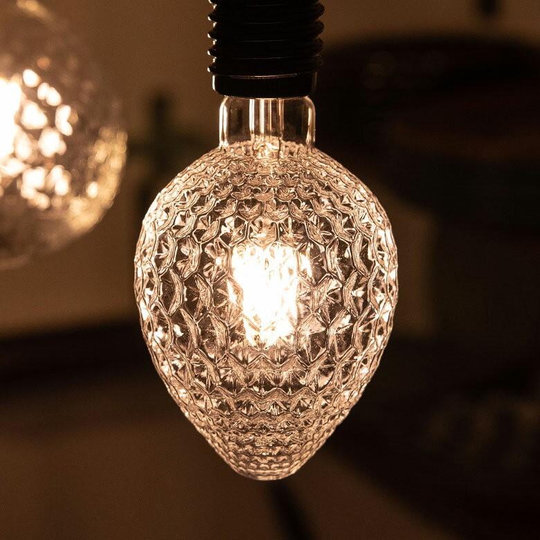 LED電球 E26口金 クリア 暖色系 エジソン電球 レトロランプ 照明 裸電球 直径9.6cm エッグ型 ライト 照明器具 98409 | ブランド登録なし | 11