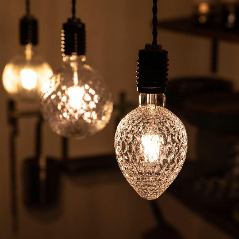 LED電球 E26口金 クリア 暖色系 エジソン電球 レトロランプ 照明 裸電球 直径9.6cm エッグ型 ライト 照明器具 98409 | ブランド登録なし | 03