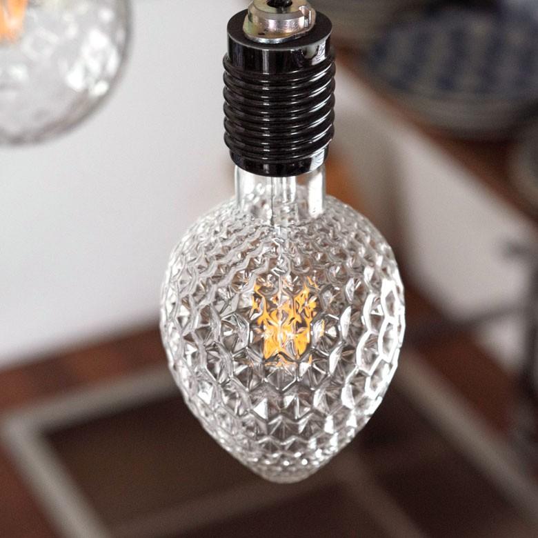 LED電球 E26口金 クリア 暖色系 エジソン電球 レトロランプ 照明 裸電球 直径9.6cm エッグ型 ライト 照明器具 98409 | ブランド登録なし | 06